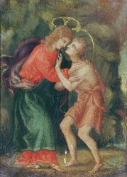 El encuentro de Cristo y San Juan Bautista